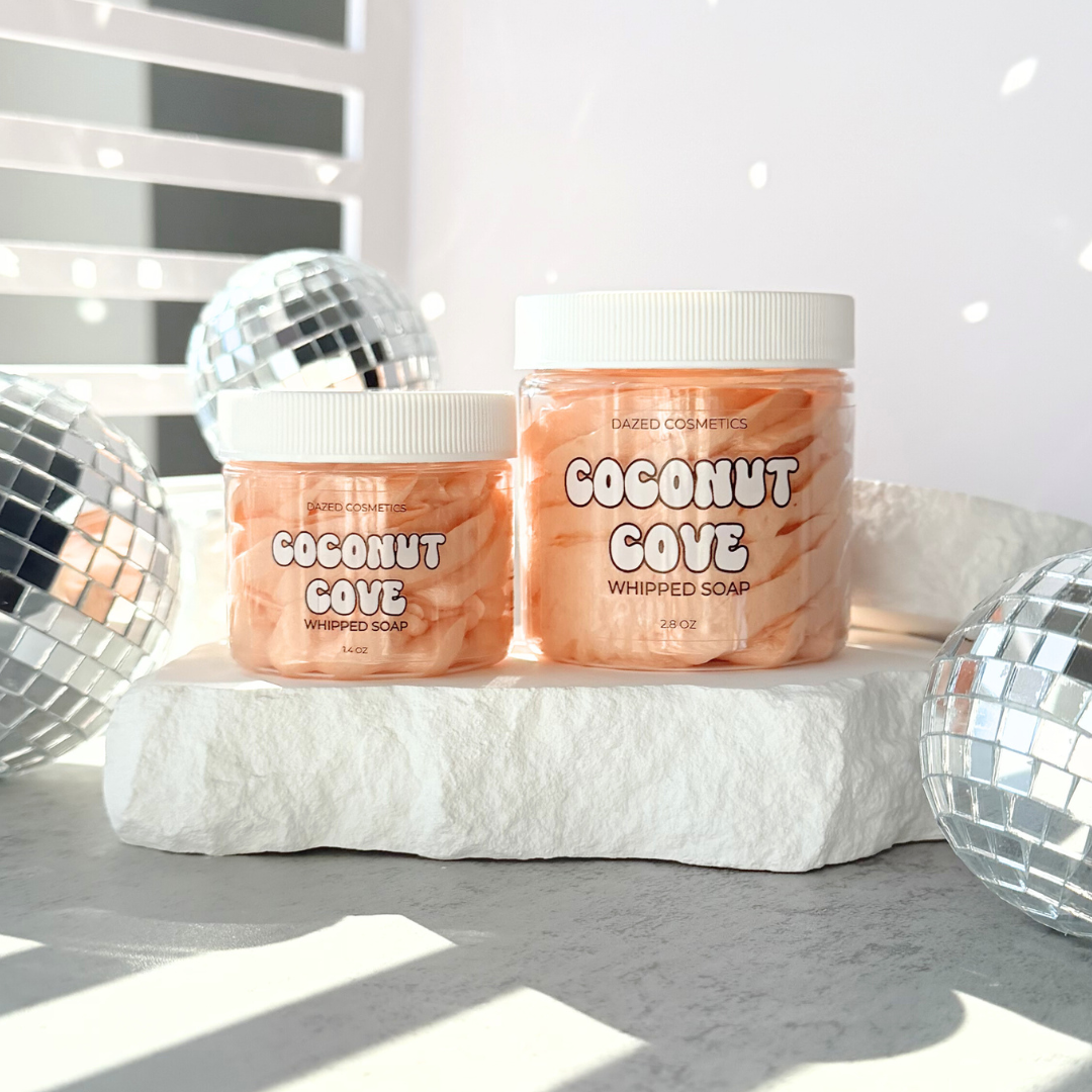 Coconut Cove Whipped Soap – Dazed Cosmetics